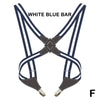 Adjustable X-Back Men&#39;s Suspenders with Durable Shirt Clips0