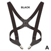 Adjustable X-Back Men&#39;s Suspenders with Durable Shirt Clips7