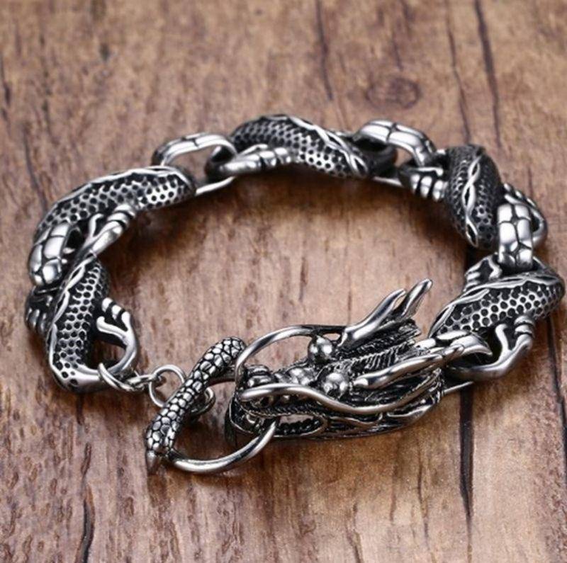 Retro Dragon Men's Bracelet
