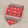 Casual Christmas print neck tie with festive patterns1
