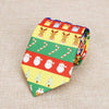Casual Christmas print neck tie with festive patterns6