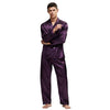 Men&#39;s Stain Silk Pajama Set