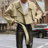 Men&#39;s Cropped Trench Coat