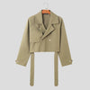 Men&#39;s Cropped Trench Coat