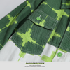Green Prints Denim Jacket
