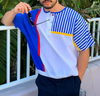 Streetwear Irregular Stripe Shirt