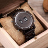 Men&#39;s Wooden Digital Quartz Watch