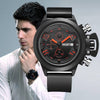 Men&#39;s fashion assortment including clothing, jackets, suits, shorts, shoes, big watches, oversized zip hoodies, and streetwear with a durable, water-resistant Men&#39;s Analog Sport Chronograph Watch2