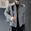 Casual Slim Fit Plaid Jacket for stylish everyday wear3
