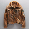 Air Force Velvet Leather Jacket0