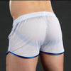 Breathable mesh fitness shorts for active wear0