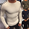 Men&#39;s Patchwork Knitted Sweater