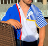 Streetwear Irregular Stripe Shirt