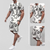 Abstract Face Art Shorts Tracksuit
