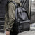Leather Design Black Backpack