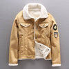 Air Force Velvet Leather Jacket3