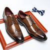 Patchwork Oxford Leather Shoes