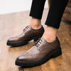 Casual Thick Soled Leather Shoes