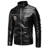Men&#39;s Casual Leather Jacket