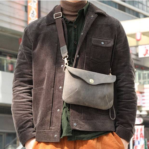 Casual Leather Messenger Satchel Bag