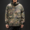 Men&#39;s Camouflage Reversible Windbreaker with oversized zip hoodie and streetwear fashion1