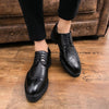 Casual Thick Soled Leather Shoes
