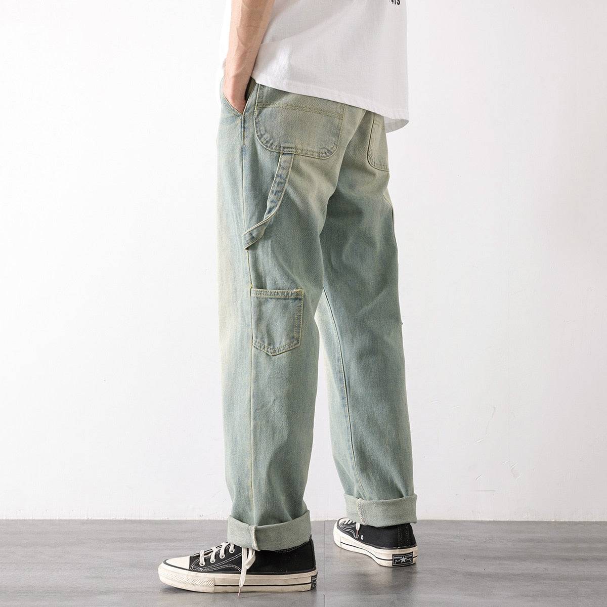 Vintage Multi-Pockets Jeans