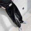 Loose Faux Leather Pants