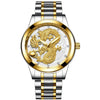 Embossed Golden Dragon Watch