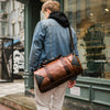 Leather Men&#39;s Duffle Bag