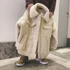 Men&#39;s fashion streetwear with thickened cotton coat jacket, oversized zip hoodie, and big watches7