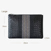 Luxury Cowhide Leather Clutch Bag
