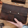 Retro Genuine Leather Clutch Bag