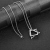 Geometric Interlocking Chain Necklace