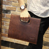 Vintage Leather Men&#39;s Briefcase