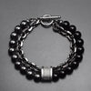 Tiger Eye Beads Chain Bracelet