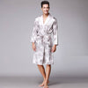 Men&#39;s Silk Gown Robe