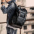 PU Leather Men's Backpack