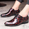 Floral Shiny Oxford Shoes
