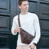 Men&#39;s Genuine Leather Messenger Bag