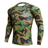 Men Camouflage Fitness Top