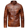 Men&#39;s Casual Leather Jacket