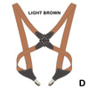 Adjustable X-Back Men&#39;s Braces with Strong Clips6