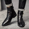 Men&#39;s Rivet Zipper Chelsea Boots