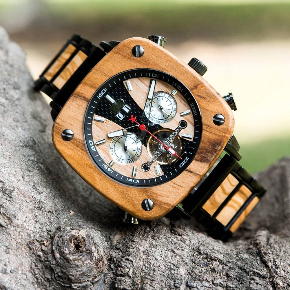 Men's Automatic Wooden Watch
