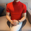 Turtleneck Knitted Slim Fit Sweater