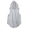 Men&#39;s Gym Sleeveless Hooded Shirt