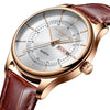Luxury Leather Dial Quartz Watch