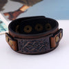 Vintage Steampunk Leather Bracelet with men&#39;s fashion accessories including oversized watches and streetwear hoodies5