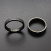 Black Simple Scrub Ring